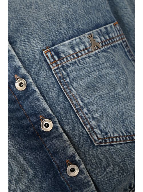 Abito mini chemisier in denim Patrizia Pepe | 8A1607 D108CB05